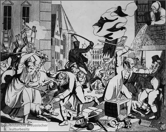 „Hepp-Hepp-Krawalle” in Frankfurt am Main (1819) 